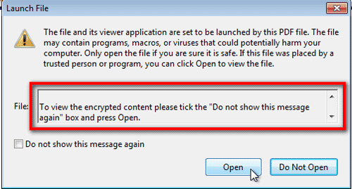 Windows 7 > Ouvrir le fichier PDF