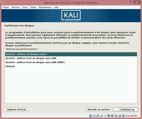 Partitionner les disques