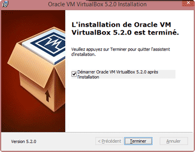 Installation de VirtualBox