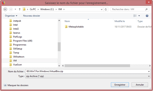 Téléchargement de Windows 7