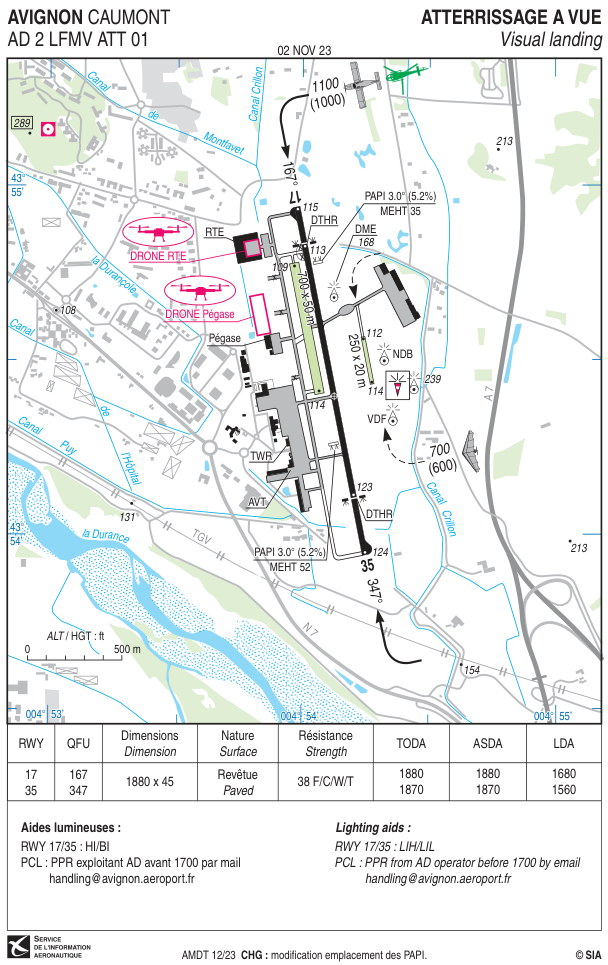 Carte VAC LFMV Avignon-Caumont, page 2