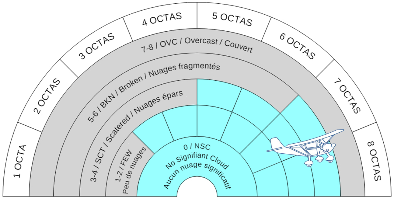Représentation des octas au sol